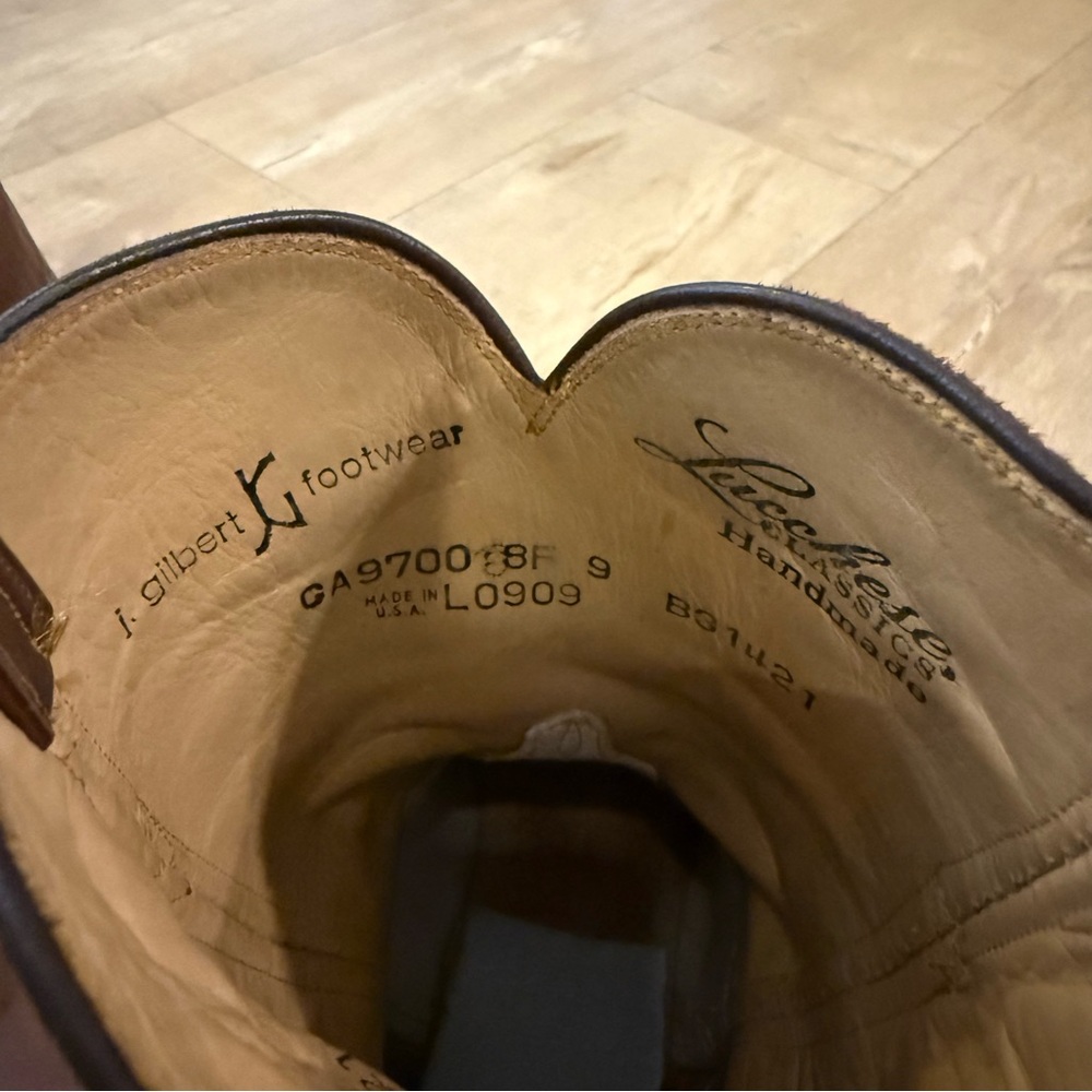 Lucchese Brown Women's Roper Boots - Picture 3 of 12